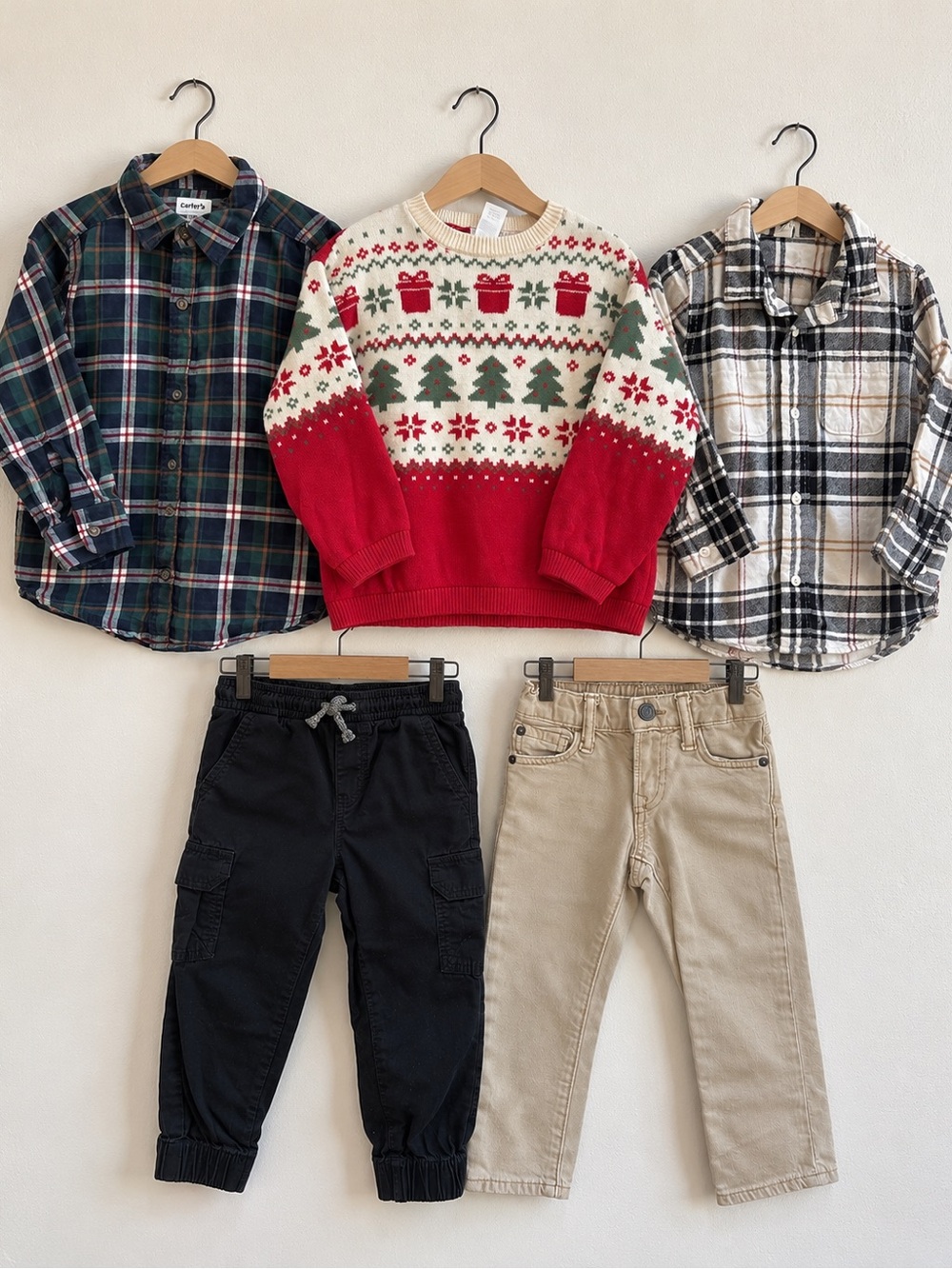 3T Boys Fall Christmas Bundle H&M Gap Carter's 5 Pieces